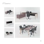 مجموعه کامل میز اداری خانواده پیرامید