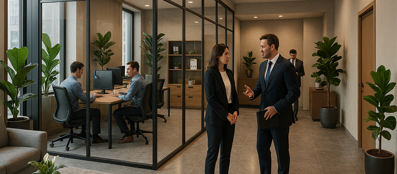 بهترین طراحی داخلی اداری در اصفهان