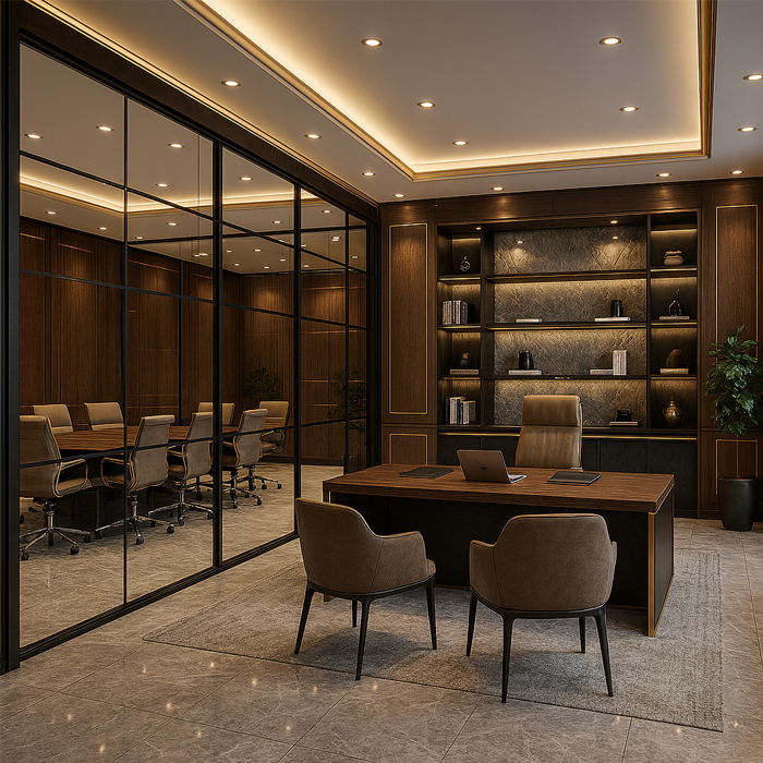 پارتیشن شیشه ای مدرن