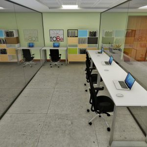 طراحی و مشاوره فضای اداری با پارتیشن بندی