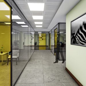 طراحی و مشاوره فضای اداری با پارتیشن بندی