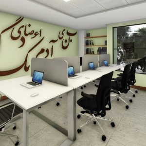 طراحی و مشاوره فضای اداری با پارتیشن بندی