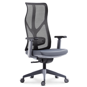 صندلی اداری کیهان مدل سولن با فریم طوسی