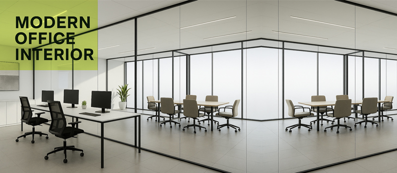 طراحی داخلی اداری مدرن