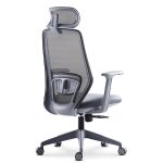 صندلی کارشناسی کیهان مدل لیرا فریم طوسی با دسته ثابت