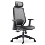 صندلی کارشناسی کیهان مدل لیرا فریم مشکی با دسته متحرک