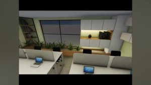 طراحی داخلی دفتر کار آهن ملل