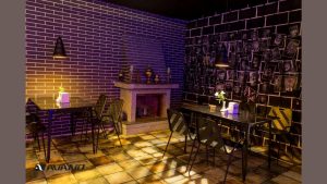 طراحی دکور کافه رستوران