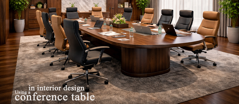 میز کنفرانس در طراحی داخلی