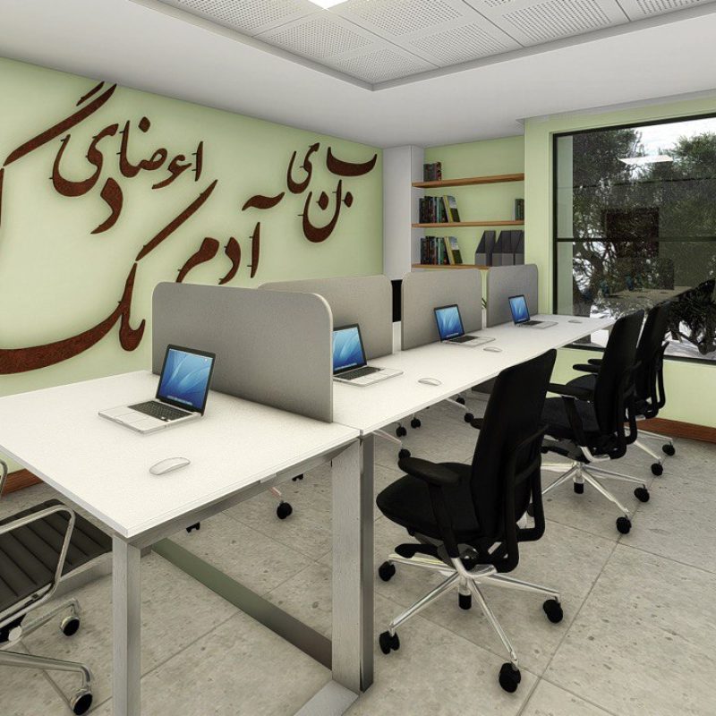 طراحی و مشاوره فضای اداری با پارتیشن بندی